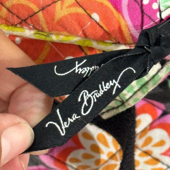 Vera Bradley Quilted Campus Backpack Ziggy Zinnia Pattern (Ret) Multi Cotton EUC - Picture 9 of 9
